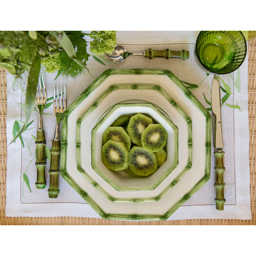 Cutlery Set Green Bamboo