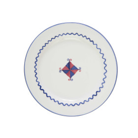 Dessert Salad Plate Rombo Border