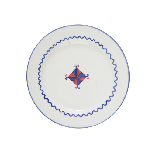Dessert Salad Plate Rombo Border
