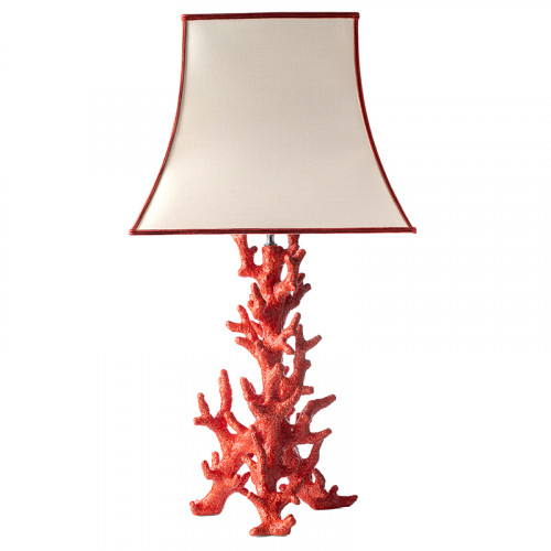 Ceramic Lamp Coral Branch Pagoda