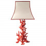 Ceramic Lamp Coral Branch Pagoda