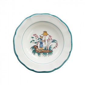 Soup Deep Plate Chinoiserie