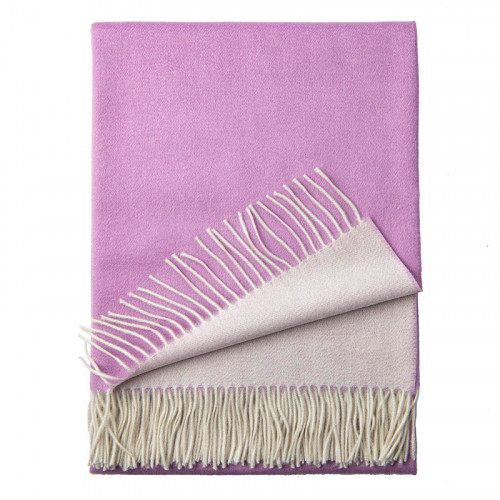 Pure Cashmere Throw With Fringes