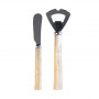Bottle Opener, Butter Spreader Bamboo