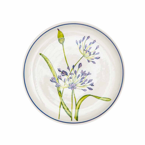 Dessert Salad Plate Agapanthus